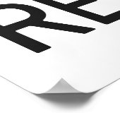 Poster Mangez le jeu de veille répéter les jeux d'art (Coin)