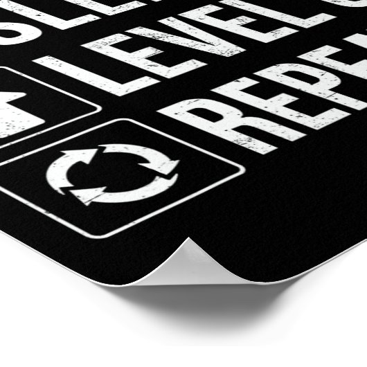 Poster Mangez Le Niveau De Sommeil Haut Répétez Garçons A (Coin)