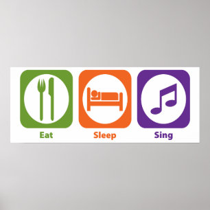 Poster Mangez le sommeil