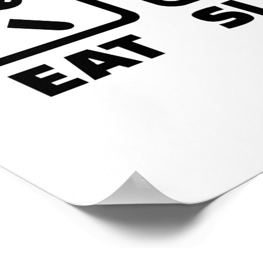 Poster Mangez le sommeil Boule (Coin)