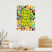 Poster Mangez plus de fruits | Motivation végétale et Pla (Cuisine)