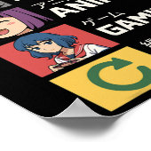 Poster Mangez Sleep Anime Jeu Répéter (Coin)