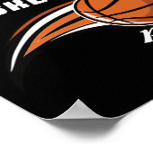Poster Mangez Sleep Basketball Répéter Funny (Coin)
