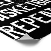 Poster Mangez Sleep Basketball Répétition pour Hommes Fem (Coin)