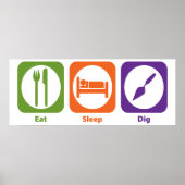 Poster Mangez Sleep Dig (Devant)