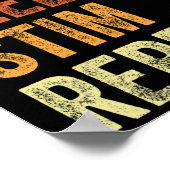 Poster Mangez Sleep Stim Répéter Funny Sensibilisation su (Coin)