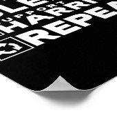 Poster Mangez Sleep Support Harris Repeat Kamala Harris 2 (Coin)