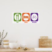 Poster Mangez un vélo de sommeil (Cuisine)