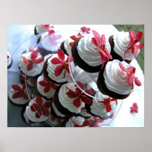 Poster Mangez vos gâteaux de tasse