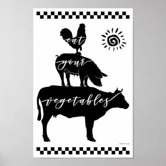 POSTER MANGEZ VOS LÉGUMES ! (Devant)