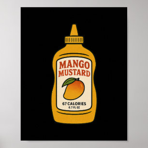 Poster Mango Moutarde 67 Six Sept 6-7 - Drôle Brainrot Ki