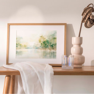 Poster Mangroves peinture aquarelle