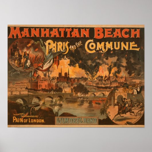 Poster Manhattan Beach - Paris et la Commune Play (Devant)