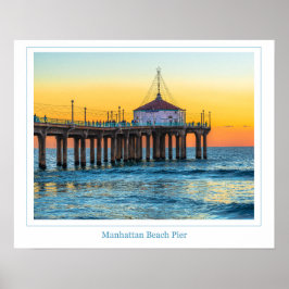 Poster Manhattan Beach Pier