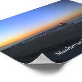 Poster Manhattan Beach Sunrise (Coin)