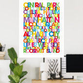 Poster Manhattan Boroughs Aveugle De Bus (Bureau à domicile)