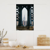 Poster Manhattan Bridge ESB (Cuisine)