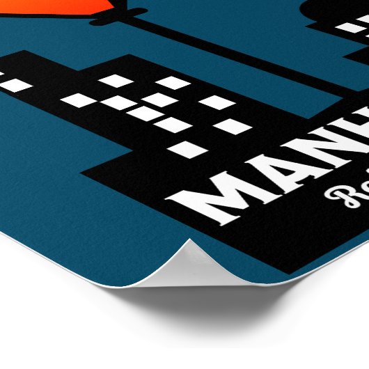 Poster Manhattan Cocktail Wall Art (Coin)