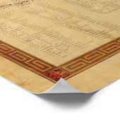 Poster Manhattan Island New York City Map de 1807 (Coin)