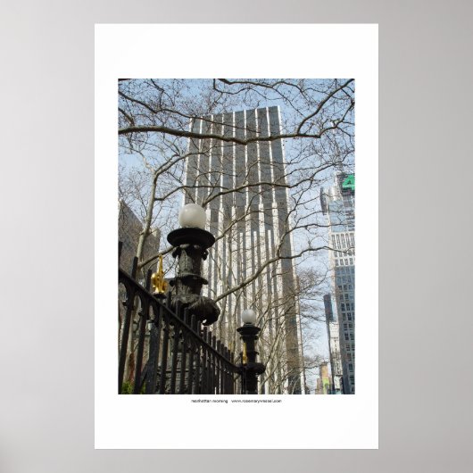 Poster manhattan matin (Devant)