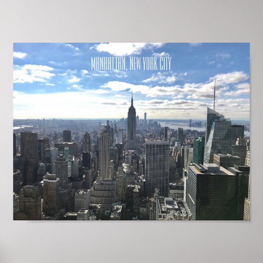 Poster Manhattan New York (Devant)