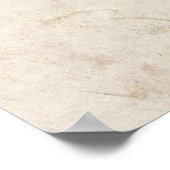 Poster Manhattan New York Carte typographique (Coin)