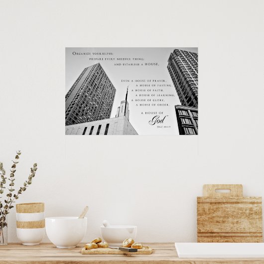 Poster - Manhattan New York LDS Temple (Cuisine)