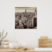 Poster Manhattan, New York (panorama) (Cuisine)