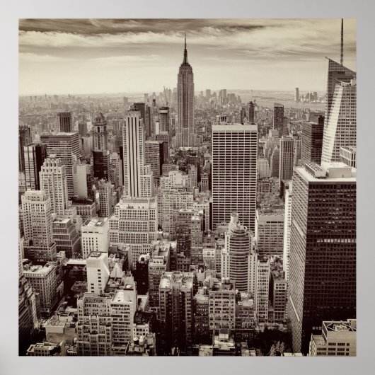 Poster Manhattan, New York (panorama) (Devant)