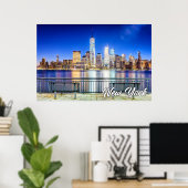 Poster Manhattan, New York, USA (Bureau à domicile)