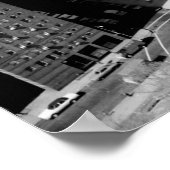 Poster Manhattan noir et blanc (Coin)