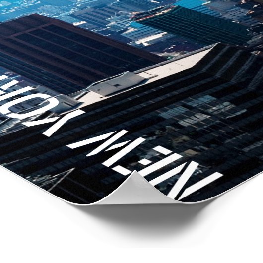 Poster Manhattan Panorama Avec Empire State Building (Coin)
