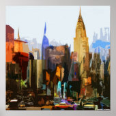 Poster Manhattan, Paul Bamforth (Devant)