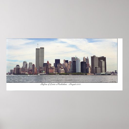 Poster Manhattan Skyline (Devant)