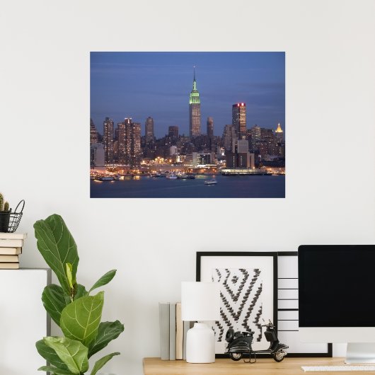 Poster Manhattan Skyline (Bureau à domicile)
