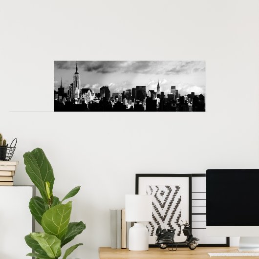 Poster Manhattan Skyline (Bureau à domicile)