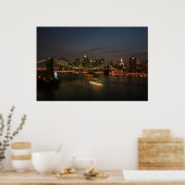 Poster Manhattan Skyline (Cuisine)