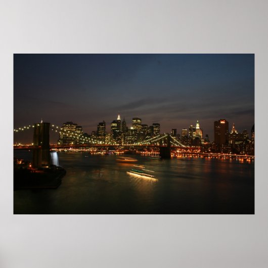 Poster Manhattan Skyline (Devant)
