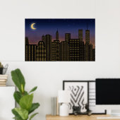 Poster Manhattan Skyline (Bureau à domicile)