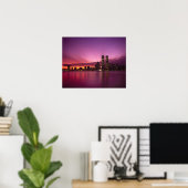 Poster Manhattan Skyline et Hudson River, New York, 2 (Bureau à domicile)