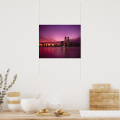Poster Manhattan Skyline et Hudson River, New York, 2 (Cuisine)
