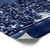 Poster Manhattan Skyline et Towers Of Lights (Coin)
