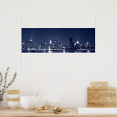 Poster Manhattan Skyline et Towers Of Lights (Cuisine)