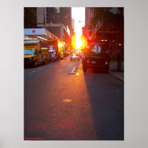 Poster Manhattanhenge