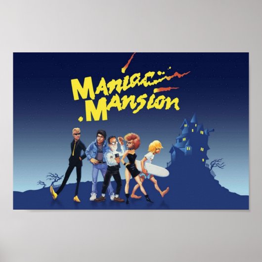 Poster Maniac Mansion 09 Couverture du jeu (Devant)