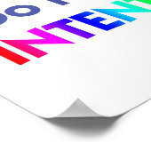 Poster Manifestants Le Font Avec L'Intention Imprimer (Coin)