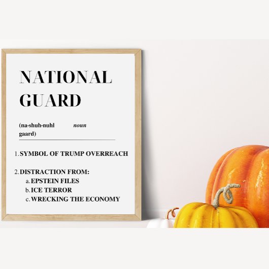 Poster Manifestation de la Garde Nationale