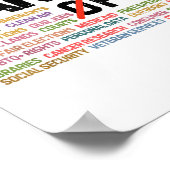 Poster Manifestation De Sécurité Sociale Et Medicare Pro (Coin)