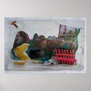 Poster Manifestation Grève étudiante K7 1986 Médias mixte