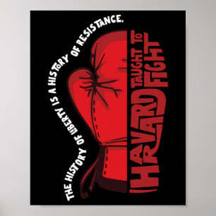 Poster Manifestation politique anti-Trump à Harvard